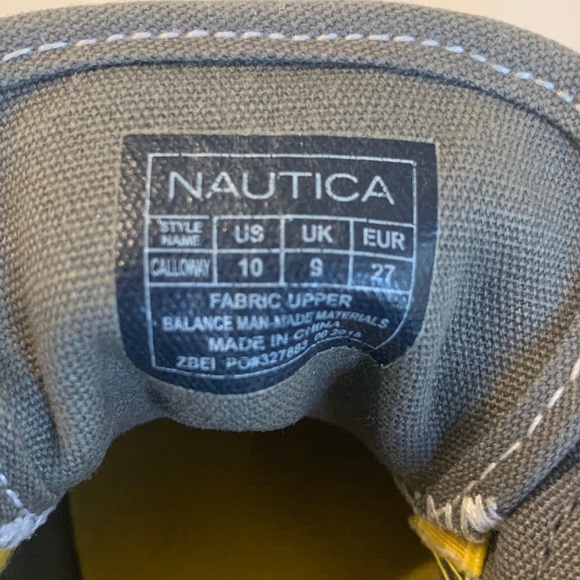 Nautica Grey Slide Canvas Shoe - Picture 6 of 6